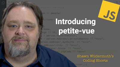 New Video: Coding Shorts: Introducing petite-vue
